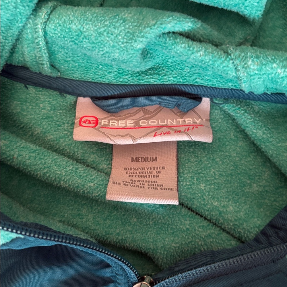Free Country Teal and Navy Jacket - Picture 10 of 11